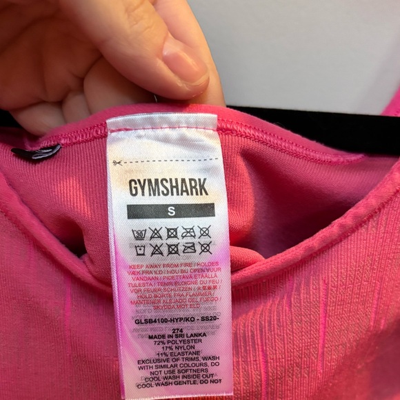 Pink Gymshark sports bra - Picture 3 of 3